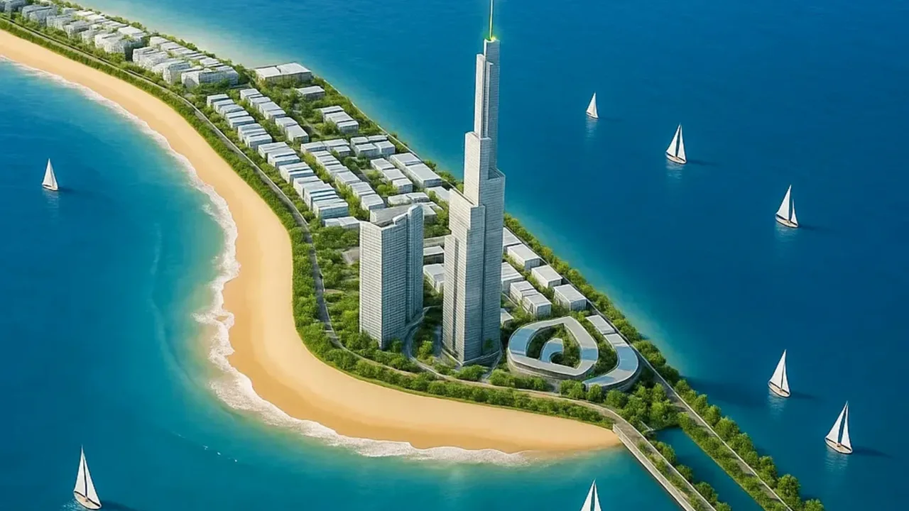 Toàn Cảnh Khu Vực Xây Tòa Tháp 108 Tầng: Biểu Tượng Kỷ Lục Thế Giới Tại Cần Giờ