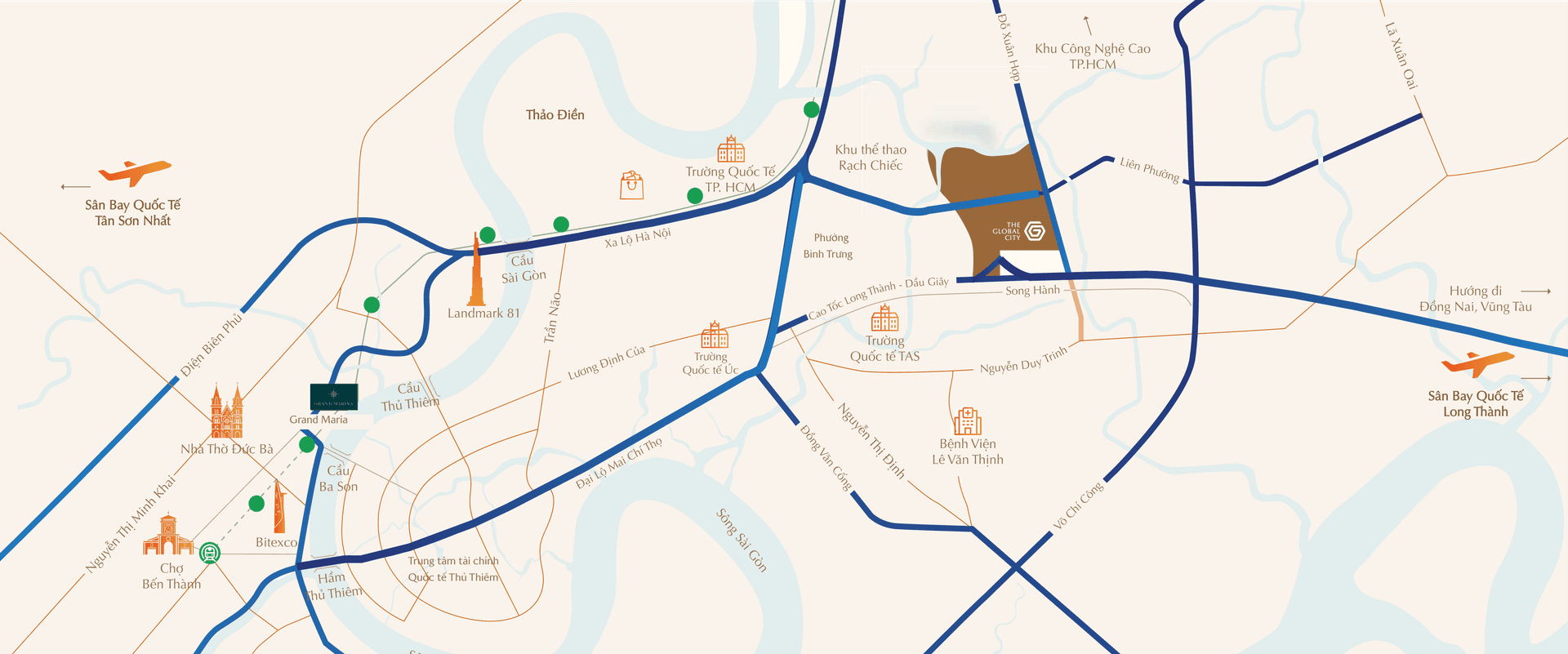 Vị Trí Đắc Địa – Tâm Điểm The Global City