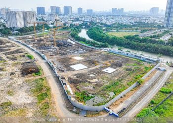 Tiến độ xây dựng thực tế dự án The Privé tại Thành phố Thủ Đức, giai đoạn 2