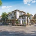 Phân khu thấp tầng tại đảo Nam. Ảnh: Sun Property